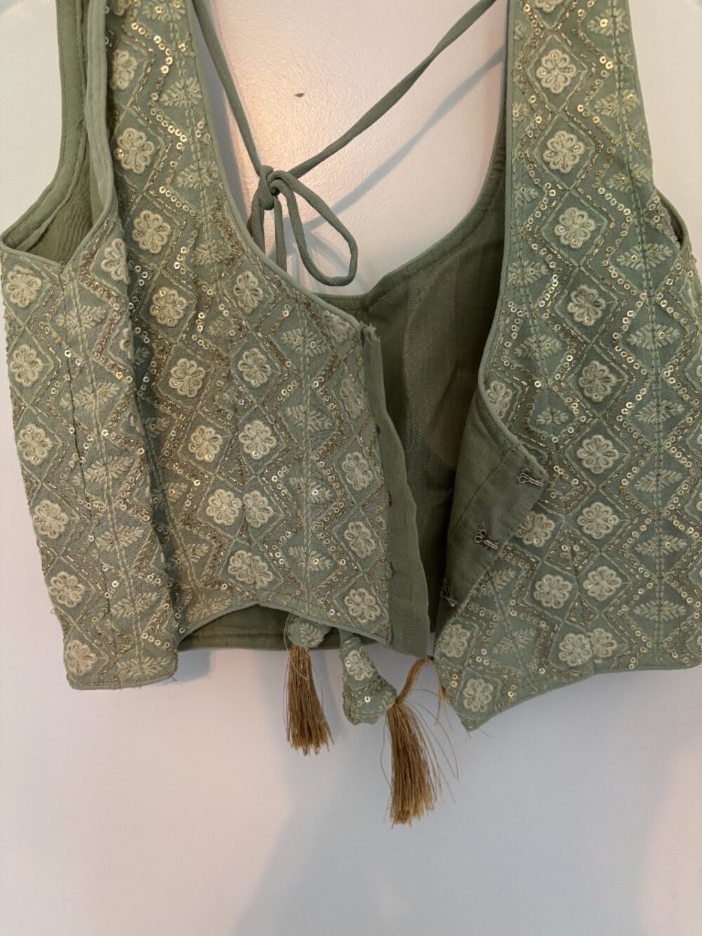 Embroidered Georgette Lehenga Choli - Picture 6 of 7